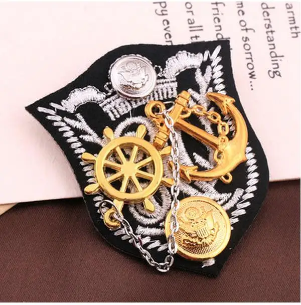 232 мужские wo колледжа Сью эполеты медаль ювелирные изделия PiJia костюм значок|badge