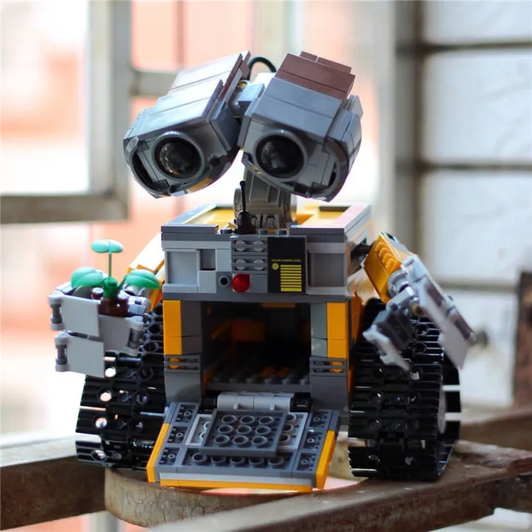 Technic 16003 687 шт. идеи серии робот стены E строительные блоки кирпичи развивающие игрушки для детей совместим с 21303