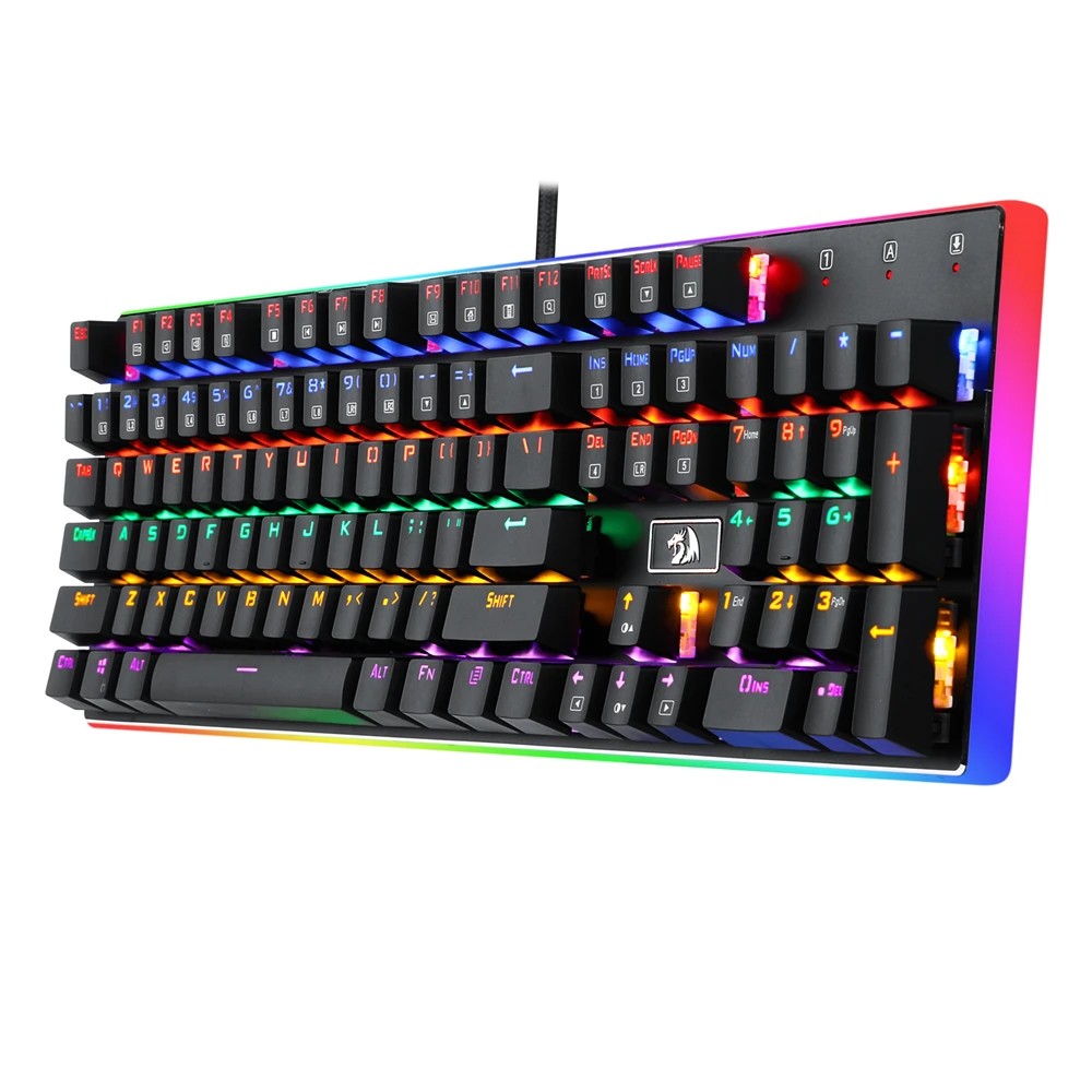 Redragon K577R Проводная Механическая игровая клавиатура с радужной подсветкой