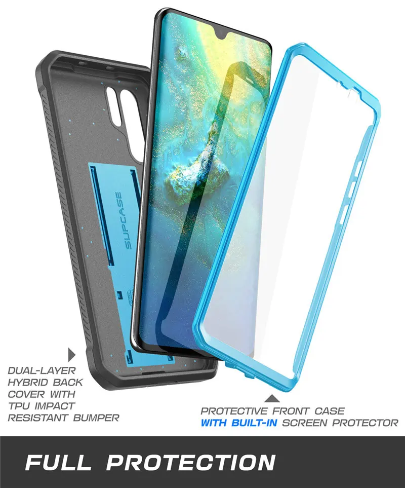 SUP чехол для huawei P30 Pro Чехол( выпуск) UB Pro сверхмощный прочный Чехол на весь корпус со встроенной защитной пленкой+ подставкой