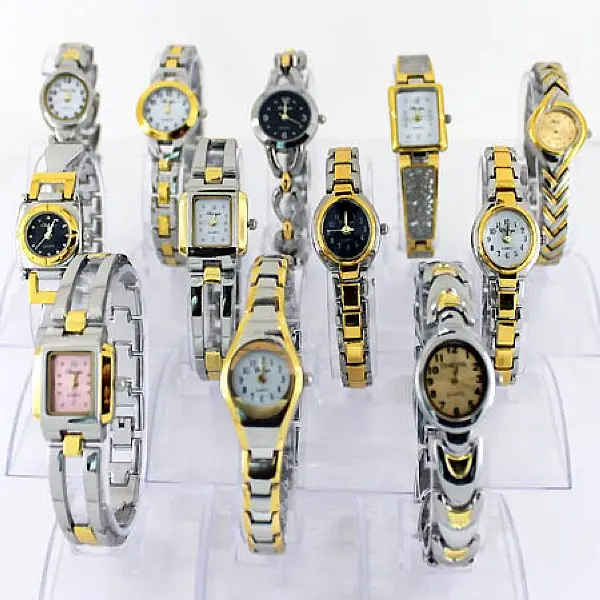 Элегантные модные повседневные бизнес смешанные оптом 10 шт Золотые/серебряные