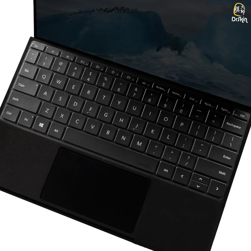 Ультра-тонкий ТПУ чехол из закаленного стекла для microsoft поверхности GO 1" прозрачный Невидимый wetarproof мембраны клавиатуры