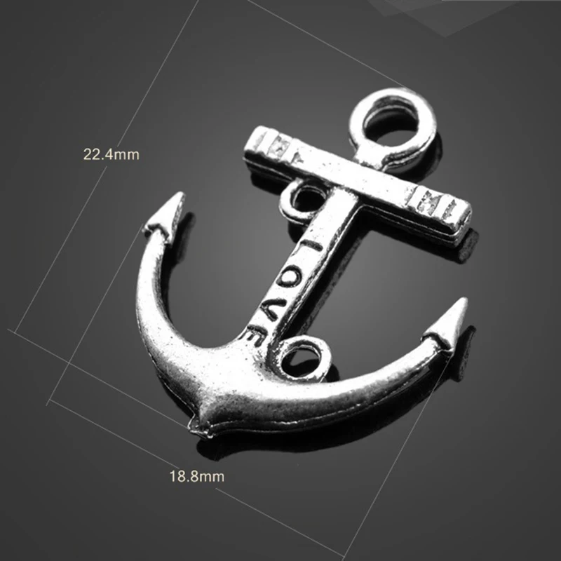 10 шт./лот европейские высококачественные Антикварные Серебряные Подвески ручной