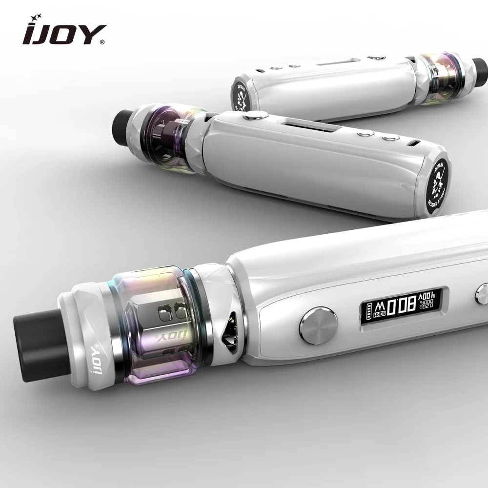 Оригинал IJOY Катана 81 Вт TC комплект 3000 мАч с мод и Subohm Танк 0.2ohm KM1 сетка катушки VS