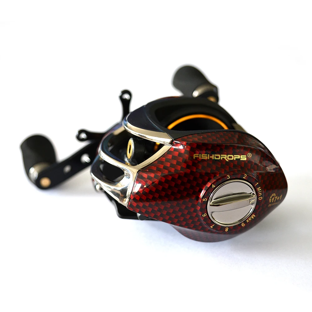 Рыболовная катушка Fishdrops для заброса приманки рыболовная Магнитная Тормозная