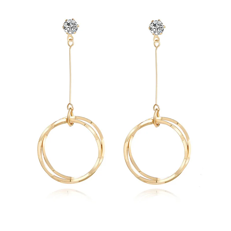 2019 Tin Alloy Sale Earing Pendientes Brincos Metal Drop Earrings Color Round Statement For New Arrival Wing Fashion Jewelry | Украшения и