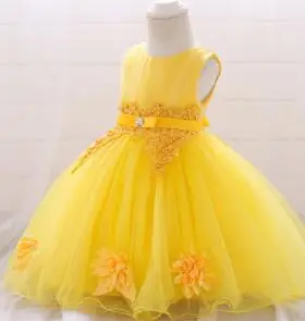 AS PICTURE Новинка; vestidos; вечерние платья для малышей на день рождения и Рождество; платье для маленьких девочек от 3 месяцев до 2 лет; платье принцессы для дня рождения - Цвет: AS PICTURE