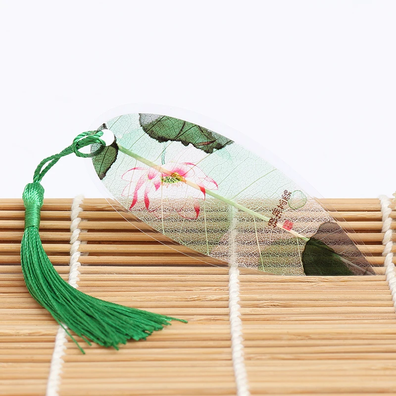 5 шт./лот креативные новые фарфоровые антикварные листья вены закладки