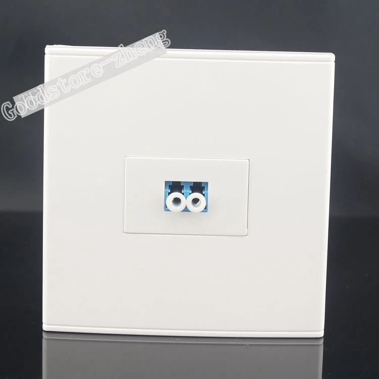 Настенная пластина Одиночная LC оптоволоконный адаптер дуплексный соединитель