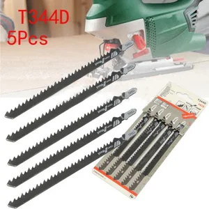 Лезвия для пилы T344D 6 TPI, комплект из 510152025 шт., T-хвостовик, для резания дерева и пластика, инструменты для быстрой резки, 4 мм