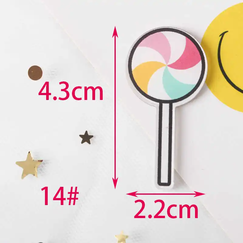 Конфеты Радуга 1 шт. картина мультфильм микс скелет для одежды акриловые значки