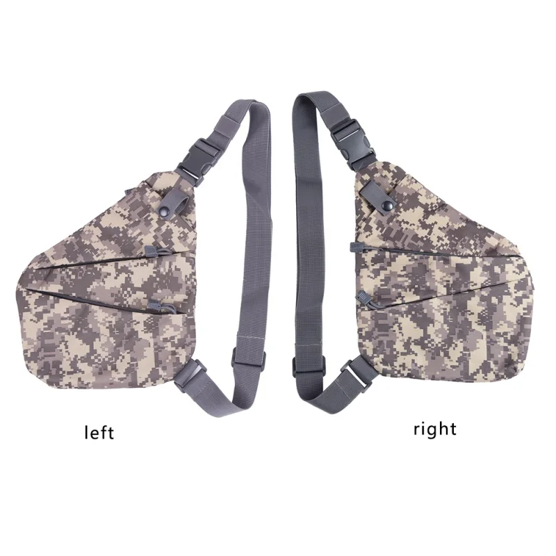 600D тактильная камуфляжная нейлоновая нагрудная сумка на лямках для путешествий