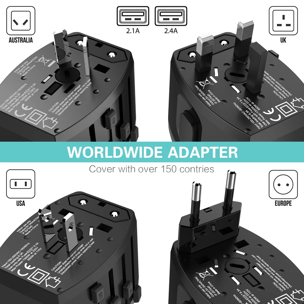 Универсальный USB адаптер зарядное устройство для iPhone Android мобильный телефон