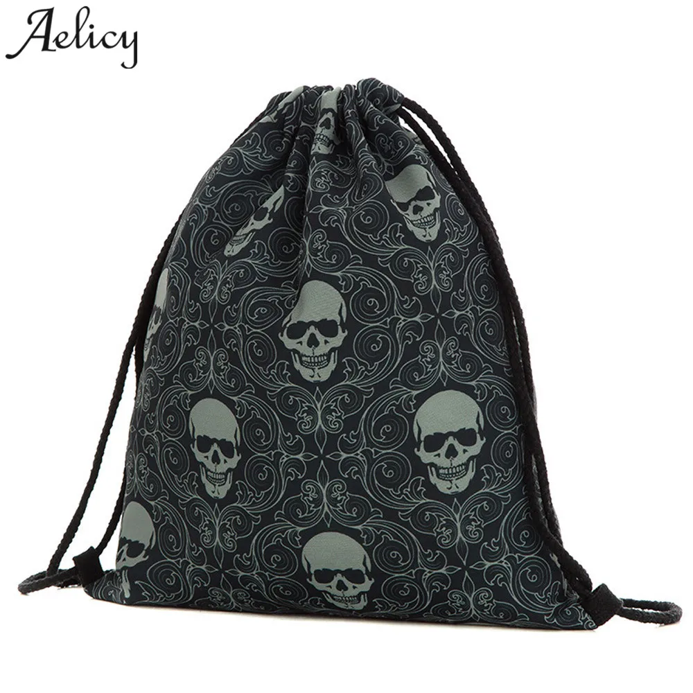 Aelicy пакет для конфет на Хэллоуин Подарочная сумка в комплекте карманная 3D шнурке