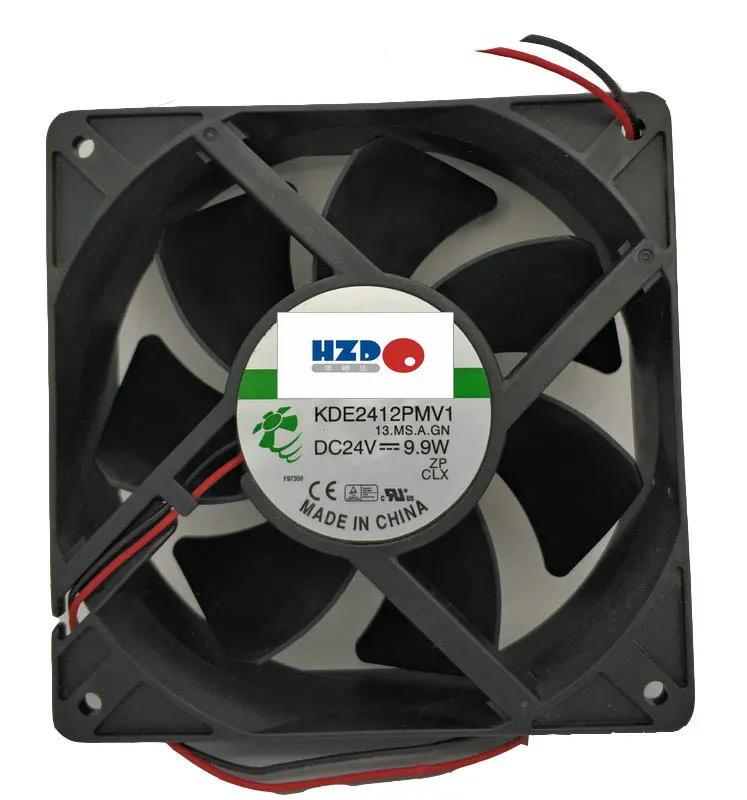 

HZDO KDE2412PMV1 DC24V 9.9W 120*120*38MM 12CM Inverter cooling fan