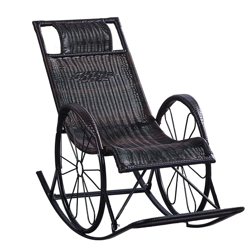 Ретро креативное кресло-качалка домашний Балконный стул для отдыха в саду