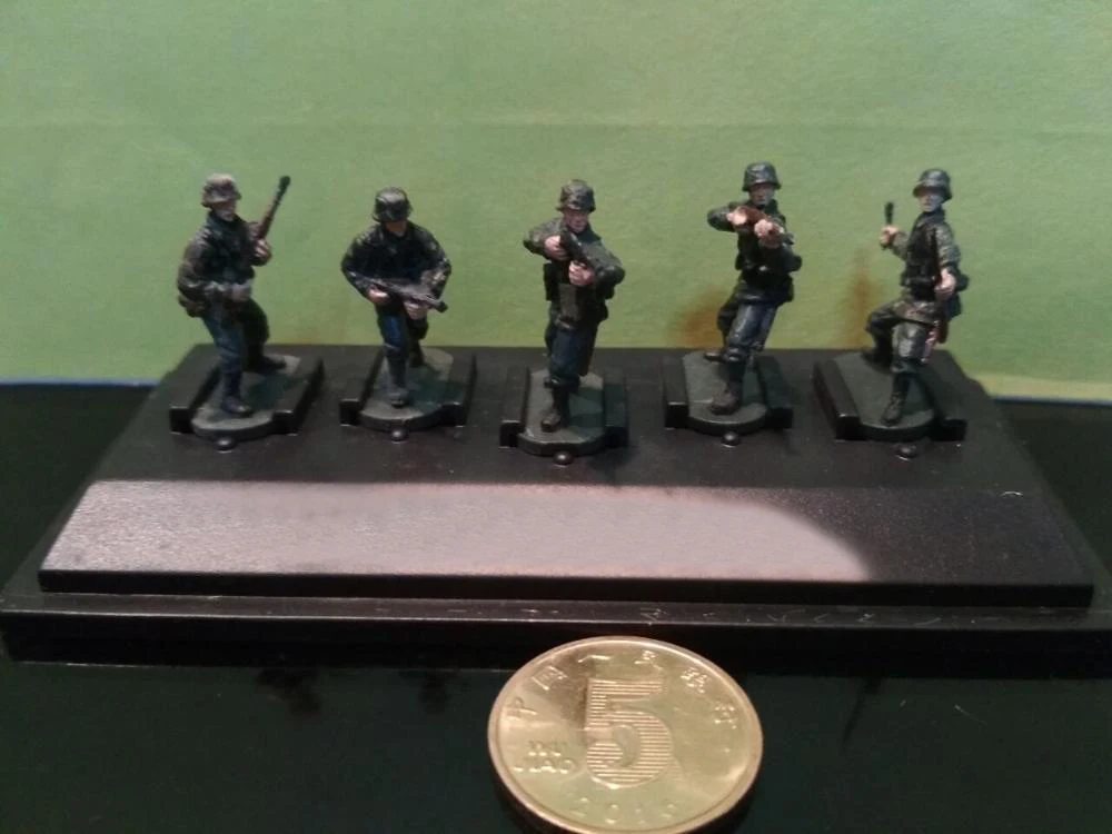 1/72 P804 немецкая пять солдат готовая цветная продукция коллокация Танк модель