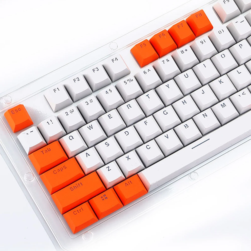 104 ключ английский Languag PBT игровой Keycap двойной цвет компьютер аксессуар