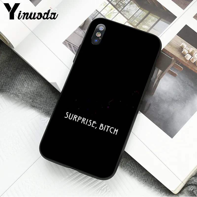 3 Yinuoda I'M NOT ALWAYS A BITCH DIY печать рисунок чехол для телефона чехол для iPhone 8 7 6 6S Plus 5 5S SE XR X XS MAX оболочка - Цвет: 3