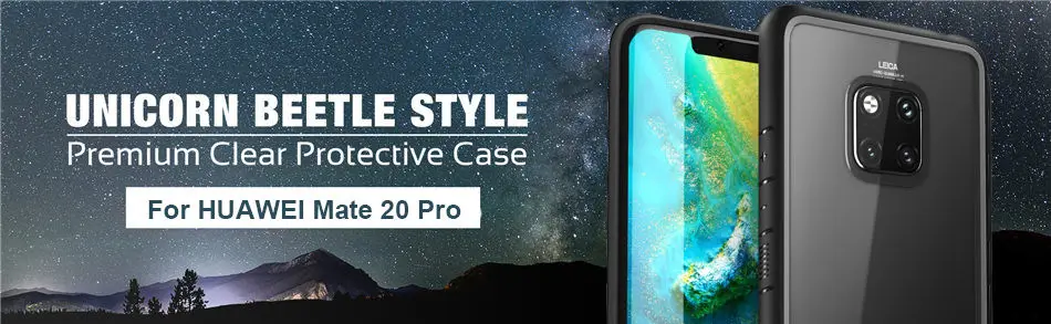 Для huawei mate 20 Pro Чехол LYA-L29 SUP чехол UB стиль противоударный Премиум гибридный защитный ТПУ бампер+ PC прозрачная задняя крышка