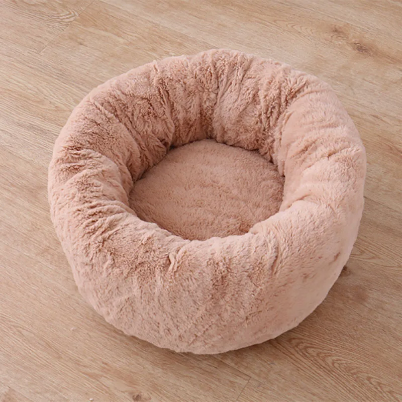 Теплый пончик Cuddler кошки собака кровать плюшевая собака Успокаивающая кровать домашнее животное спальный коврик MYDING