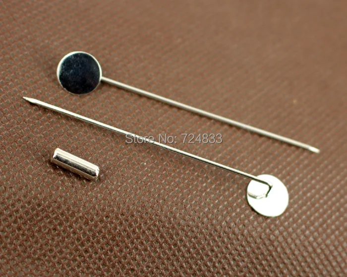 14 мм бесцветная основа для броши плоский круг клей коврик Кабошон шляпа костюм