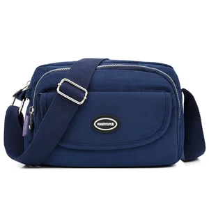 Роскошная женская сумка-мессенджер, нейлоновая сумка на плечо с верхней ручкой, водонепроницаемая дорожная дамская сумочка-тоут через плечо