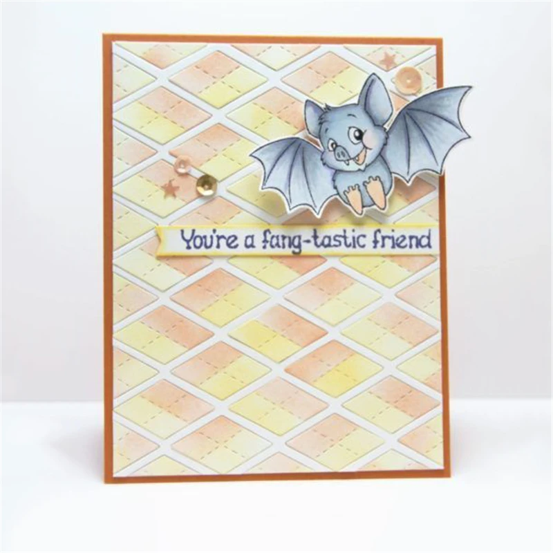 Eastshape 1 шт. фон для резки металла высечки Алмазная рамка Ремесло Обложка