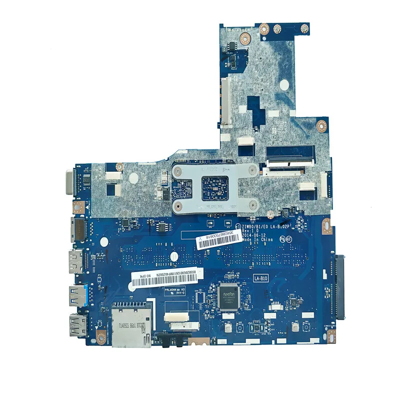 Материнская плата SZWXZY для ноутбука Lenovo B50-30 с SR1YJ N2840 DDR3L 5B20G90126 ZIWB0/B1/E0 LA-B102P 100%