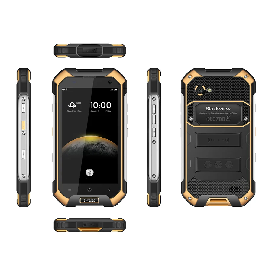 Blackview BV6000S мобильный телефон Android 6 0 MTK6737T Четырехъядерный 4G 2GB ram 16GB rom 13.0MP IP68