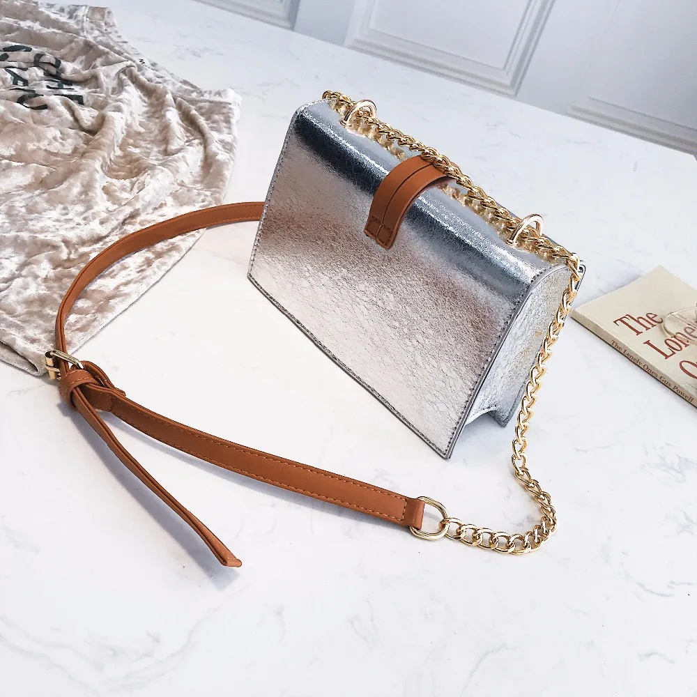 Сумки через плечо для женщин кожаные модные черные Лоскутные брендовые