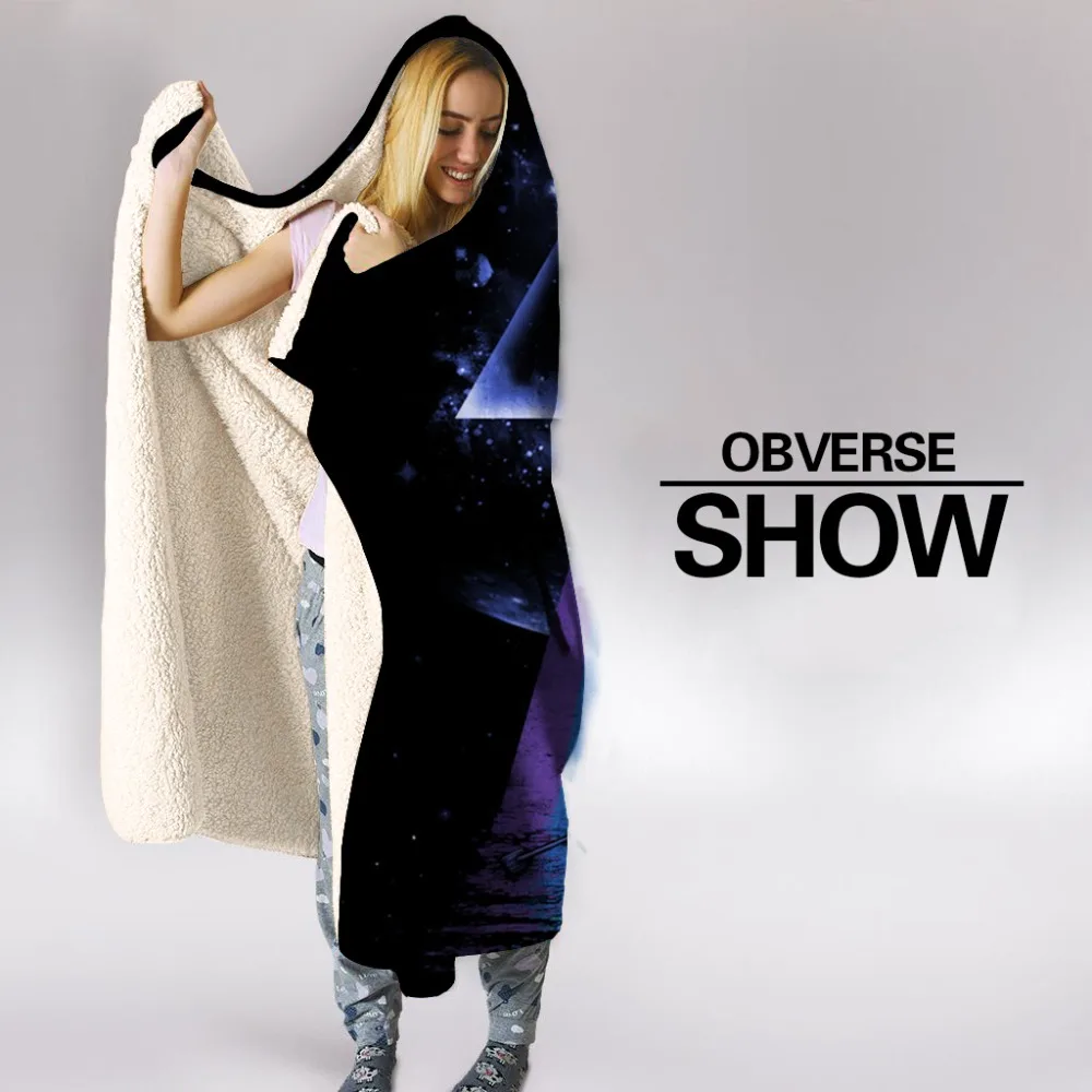 Теплое Радужное дизайнерское одеяло с капюшоном постельное белье для взрослых