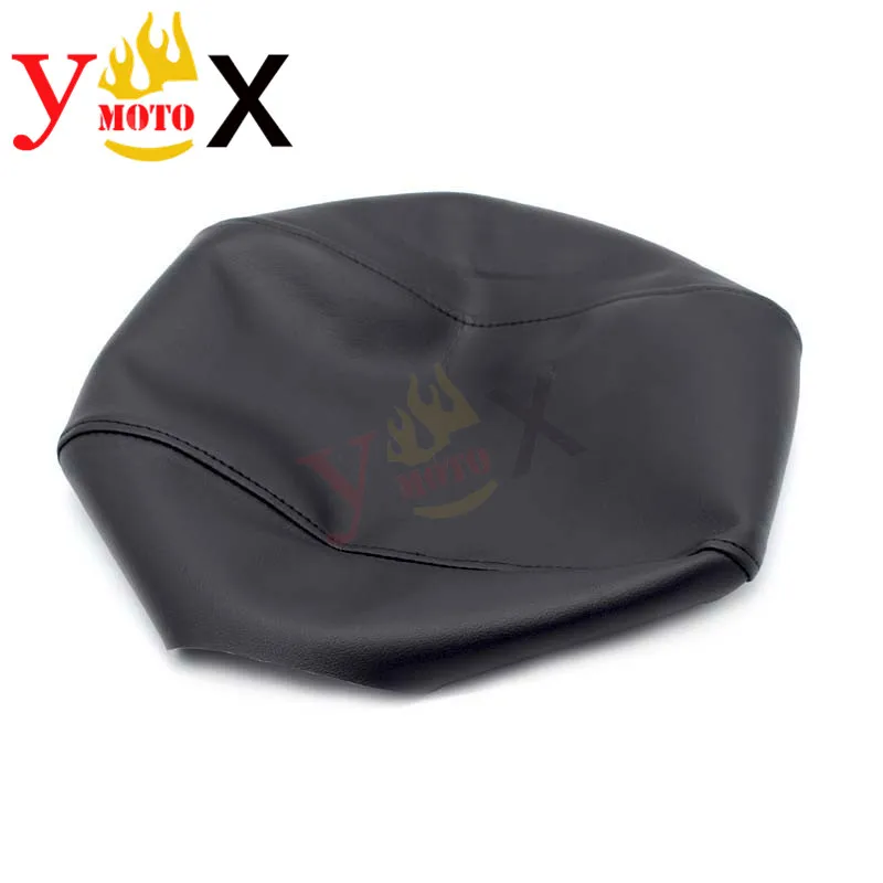 Сменный толстый черный чехол из искусственной кожи для мотоциклетного сиденья