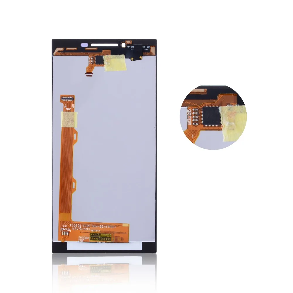 Дисплей для LENOVO P70 LCD A P70A в сборе с тачскрином на рамке Оригинал черный