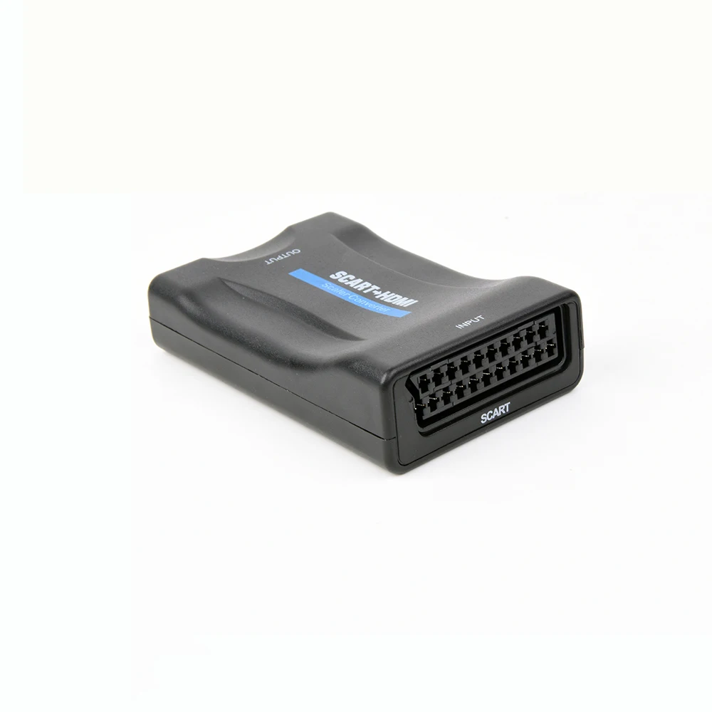 SCART конвертер HDMI 1080 P К скалер адаптер Поддержка p/720 p выход С Питание кабель|Кабели