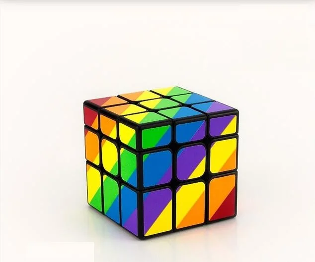 YJ MoYu Неравные 56 мм кубик рубика 3x3x3 Литые Покрытием magic cube Puzzle Кубы Professional Cubo cubo