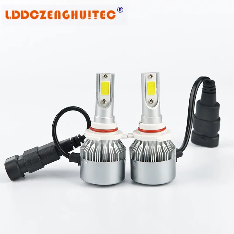 LDDCZENGHUITEC H4 H7 Светодиодные Автомобильные фары C6 H1 H3 светильник 8/H11 HB3/9005 HB4/9006 9012 9007 H13