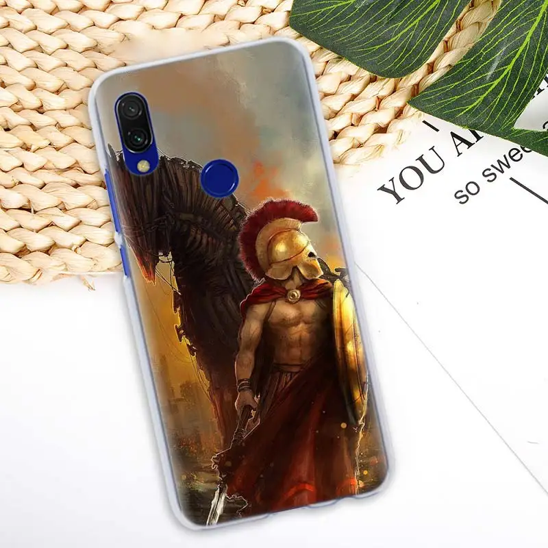 Спартанского воина King чехол для Xiaomi Redmi Note 5 6 7 Pro 4X7 6 6A 5 плюс 5A S2 GO Pocophone F1 Футляр для телефона