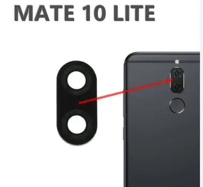 Оригинальный объектив для задней камеры Huawei mate 10 lite 20 pro 7 8 9 p20 honor стеклянная