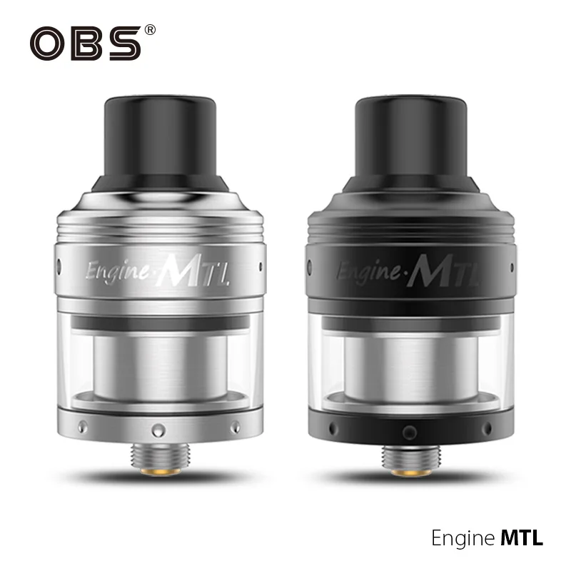 Оригинальный OBS RTA двигатель MTL с 2 мл и 24 мм новый топ воздуха Регулируемый