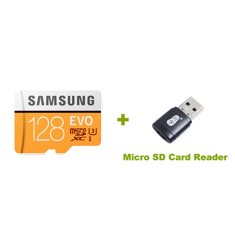 MP128G-TF-Reader SAMSUNG карта памяти MicroSD 64 ГБ EVO Карты Памяти Micro SD Карты SDXC 48 М/с водонепроницаемый C10 TF Trans Flash Микро Карты Для Samsung S3s4 j1j3j5 - Емкость: MP128G-TF-Reader