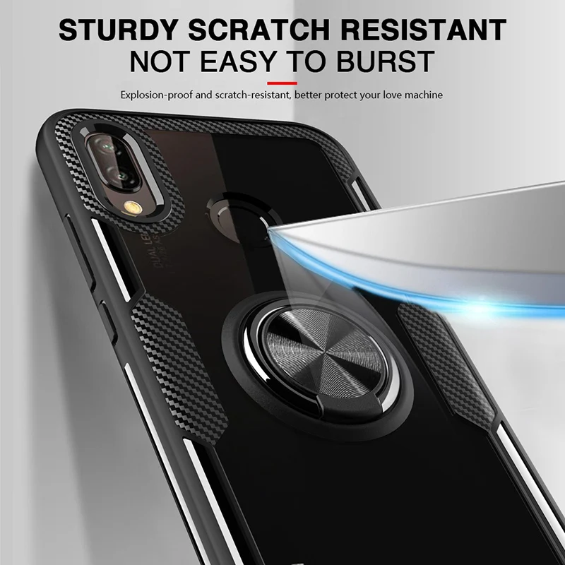 Гибридный чехол для OPPO R15 R17 F7 A3 360 кольцевой Держатель подставка противоударный