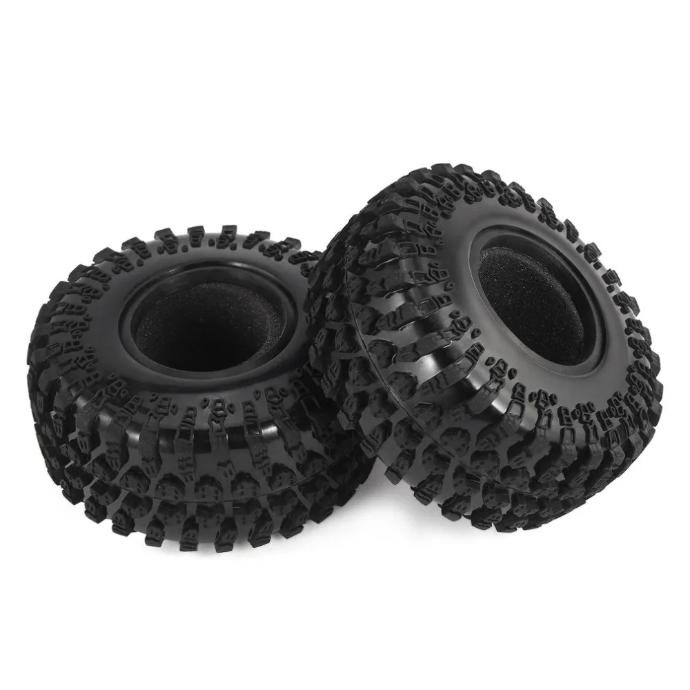 4 шт. Austar AX-3021 2,2 дюйма резиновые шины Набор для 1/10 Axial SCX10 RR10 Wraith 90056 90045 RC Рок Гусеничный RC автомобиль грузовик игрушки