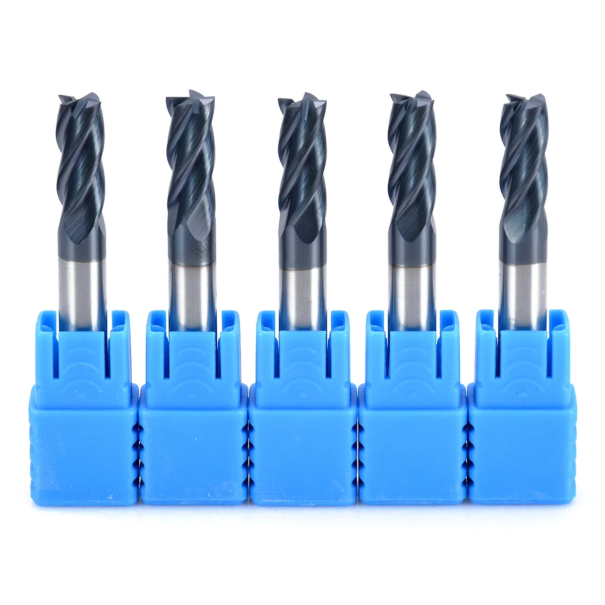 5 шт. 4 флейты карбида вольфрама Концевая фреза HRC50 TIALN CNC Набор 6x50мм|milling cutter set|cnc