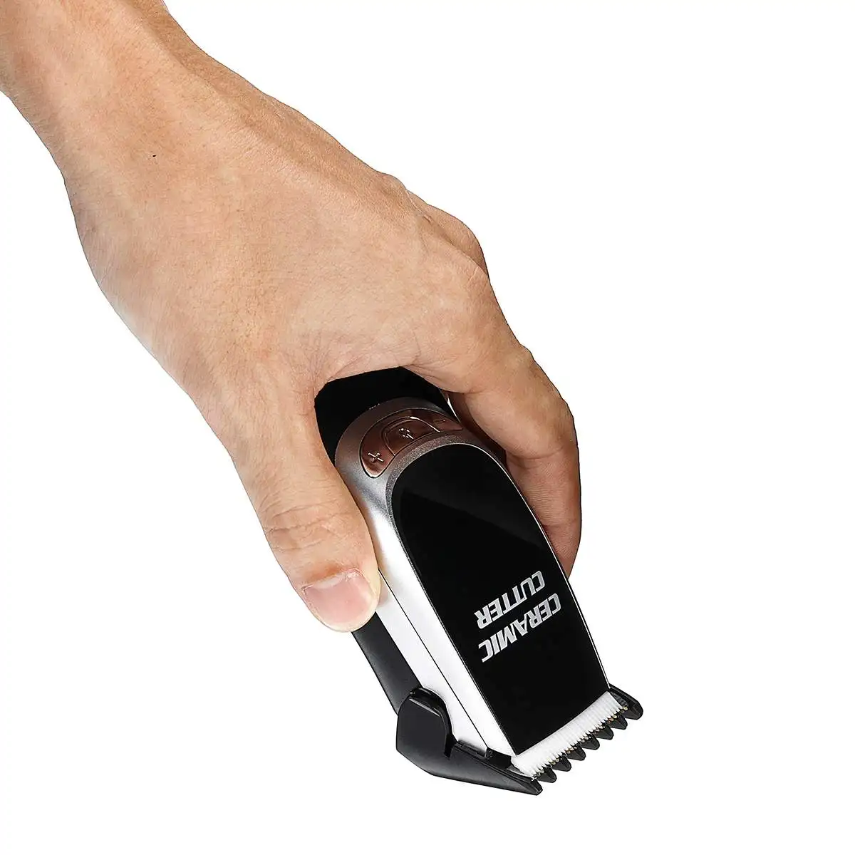Kemei ЖК-моющаяся USB электрическая машинка для стрижки волос Триммер перезаряжаемая борода бритва для тела удаление волос борода стрижка салонный инструмент