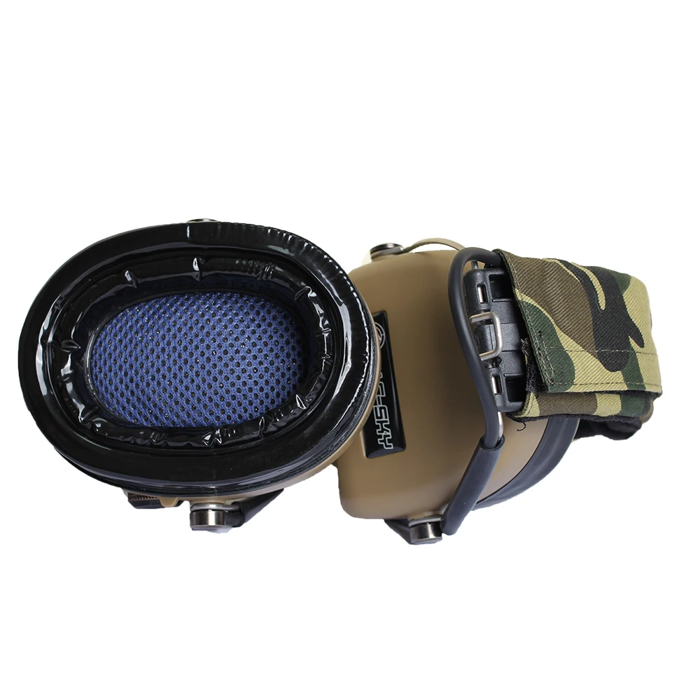 Тактические наушники оригинальные силиконовые IPSC шумоподавляющие гарнитура для