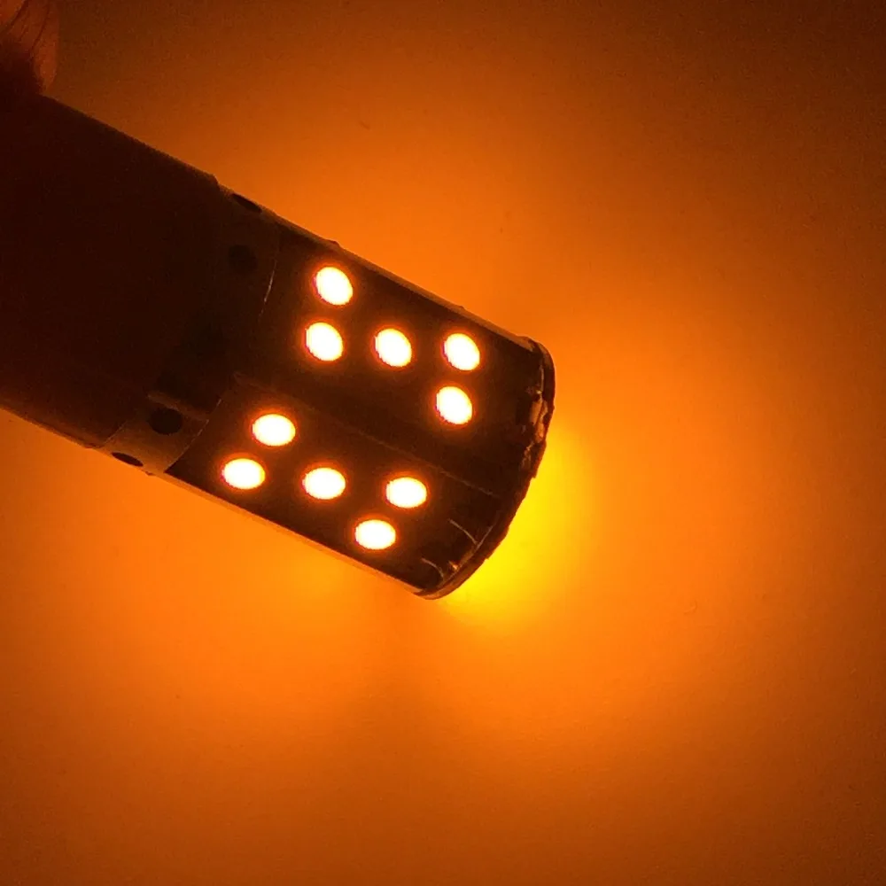YSY 2X 1156 BAU15S 7440 LED Canbus безошибочная BA15S P21W S25 3030 35SMD Автомобильная Тормозная обратная