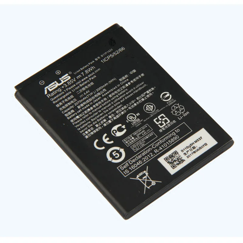 Оригинал ASUS Высокая емкость B11P1428 аккумулятор для телефона ZenFone ZB450KL ZB452KG 2000mAh 2018