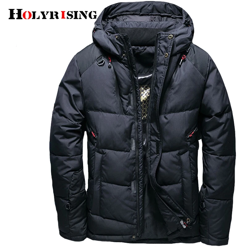Мужской пуховик 80% белый утиный пух chaqueta plumas hombre invierno doudoune homme пуховое одеяло chaquetas