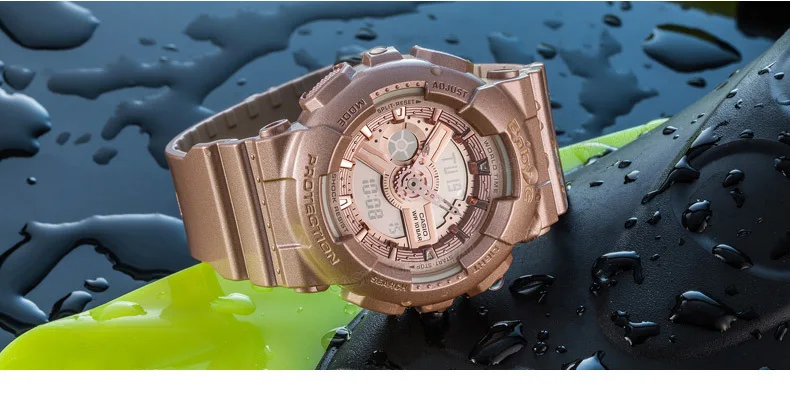 CASIO Часы двойной Дисплей наручные часы Для женщин BA-112-2A Водонепроницаемый светодиодные спортивные часы Relogio masculino часы подарок Мода BA-112-2A